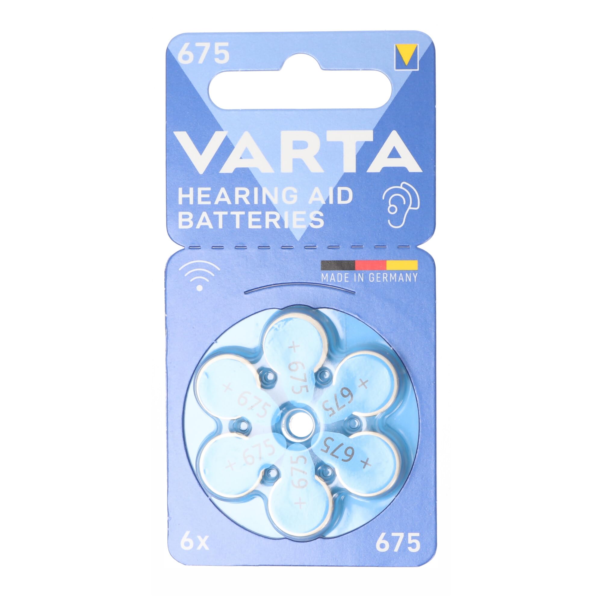 Varta Pile Bouton ZA 675 1.4 V 6 pc(s) Zinc-​air Hearing Aid Batteries 675 Bli 6