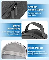 Vista 2 de Funda para Oculus Quest 2, funda de transporte compatible con MetaOculus Quest 2 Basic VR Gaming Headset y accesorios de controladores táctiles