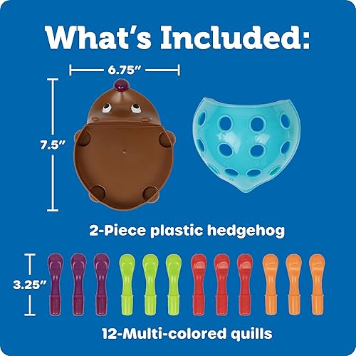 Miniatura 7 de Learning Resources - Juguete sensorial para practicar las habilidades motrices finas Spike The Fine Motor Hedgehog para niños de más de 18 meses