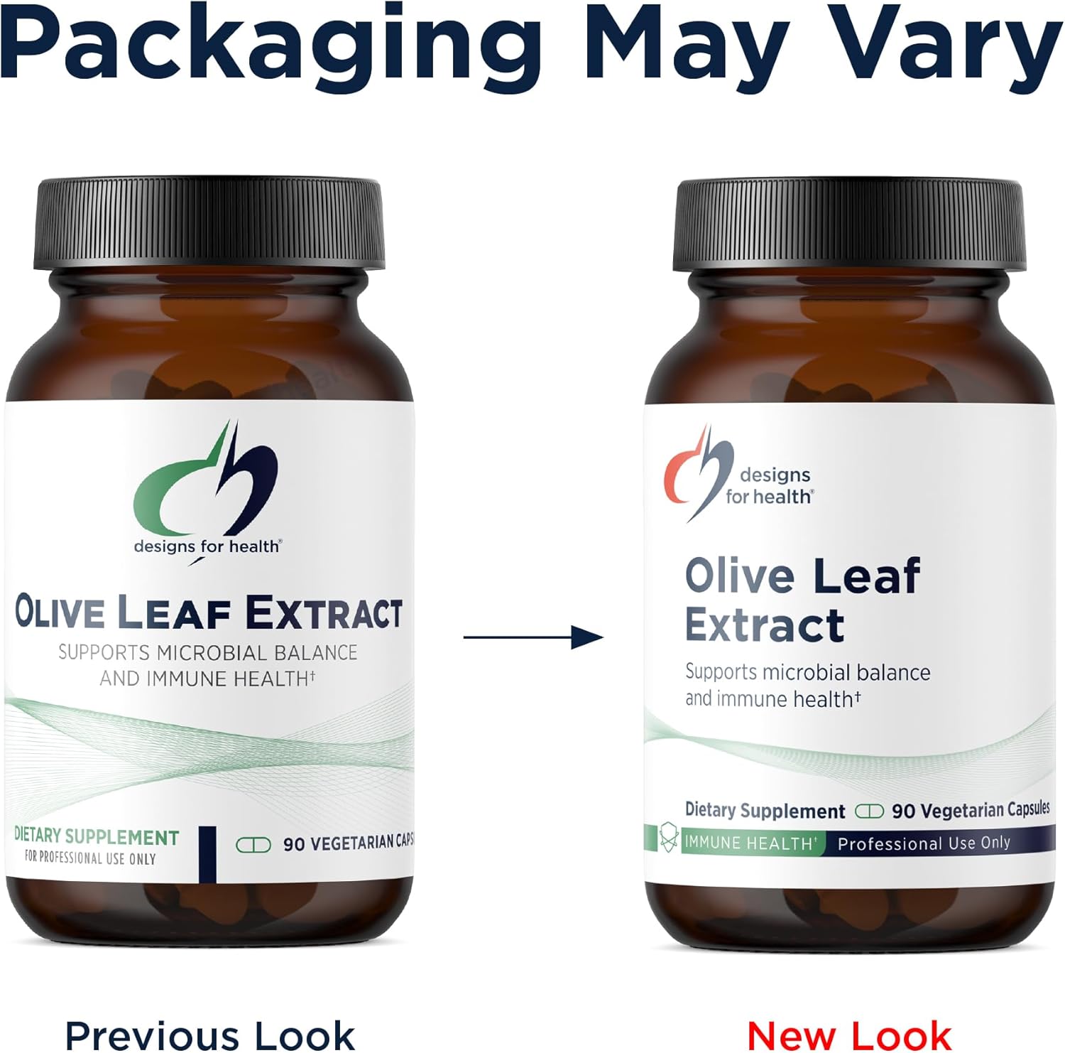Designs for Health Olive Leaf Extract Capsules - 500mg Leaves Extract Supplement Standardized to 20% Oleuropein - Supports Microbial Balance + Immune Health, Non-GMO + Vegetarian (90 Capsules)
