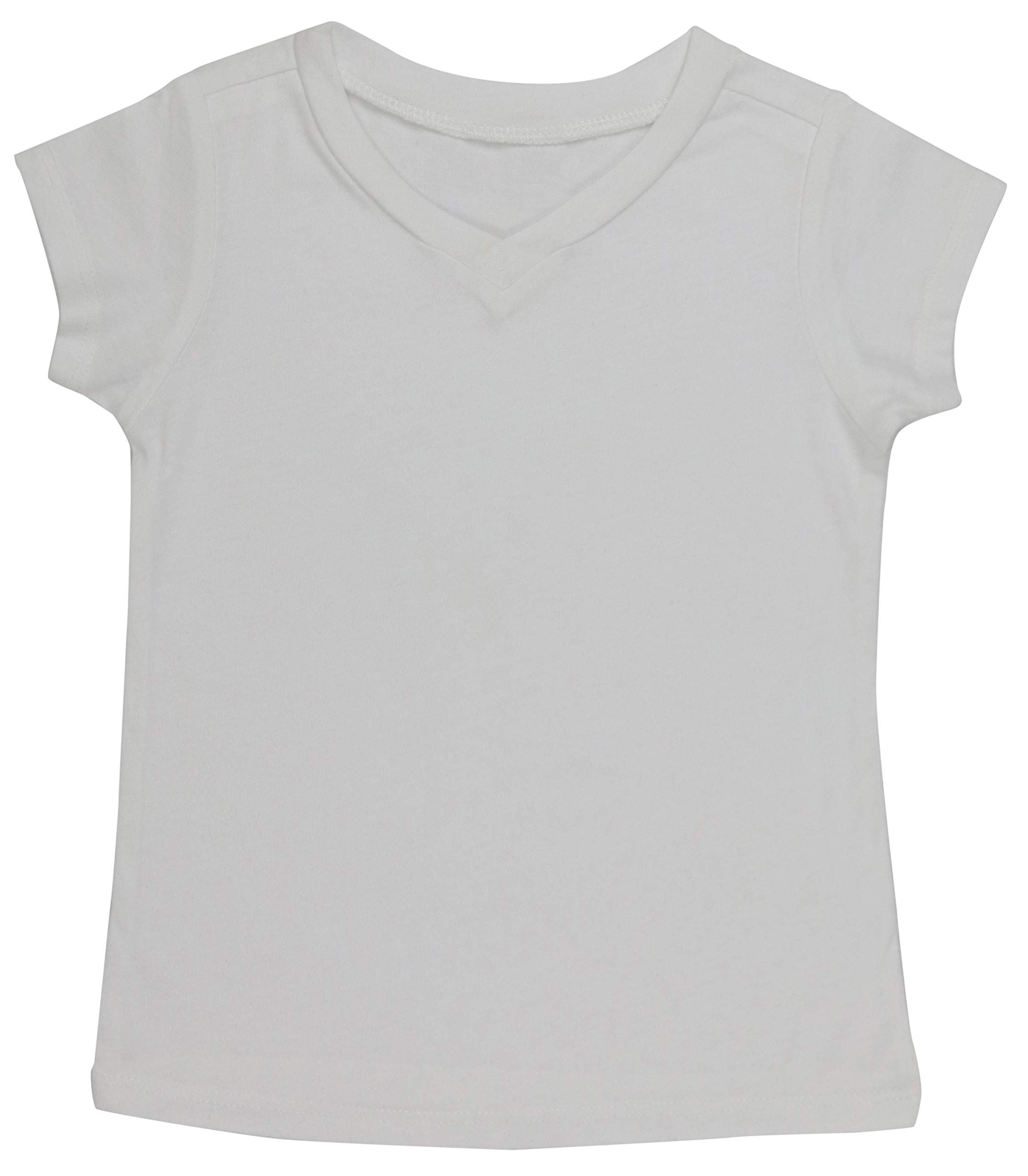 ToBeInStyle Kids Boys Girls Cotton Jersey Contrast Raglan V-Neck Tee T-Shirts