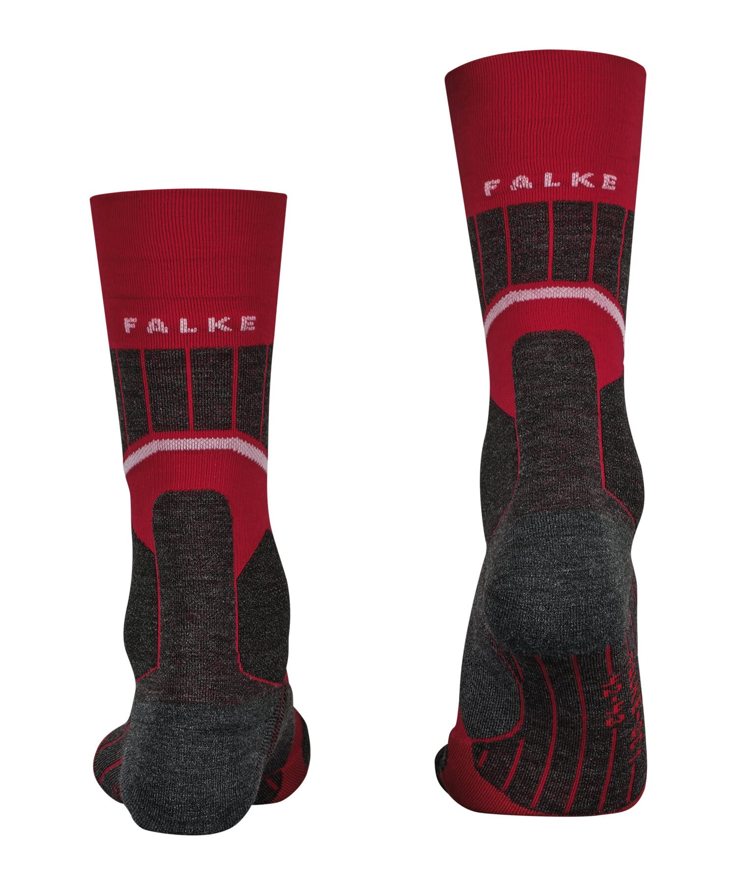 FALKE mujer SC1 calcetines de esquí amortiguación ultraligera anti ampollas caliente esquí de fondo transpirable secado rápido regulación del clima antiolores lana hilo funcional 1 par