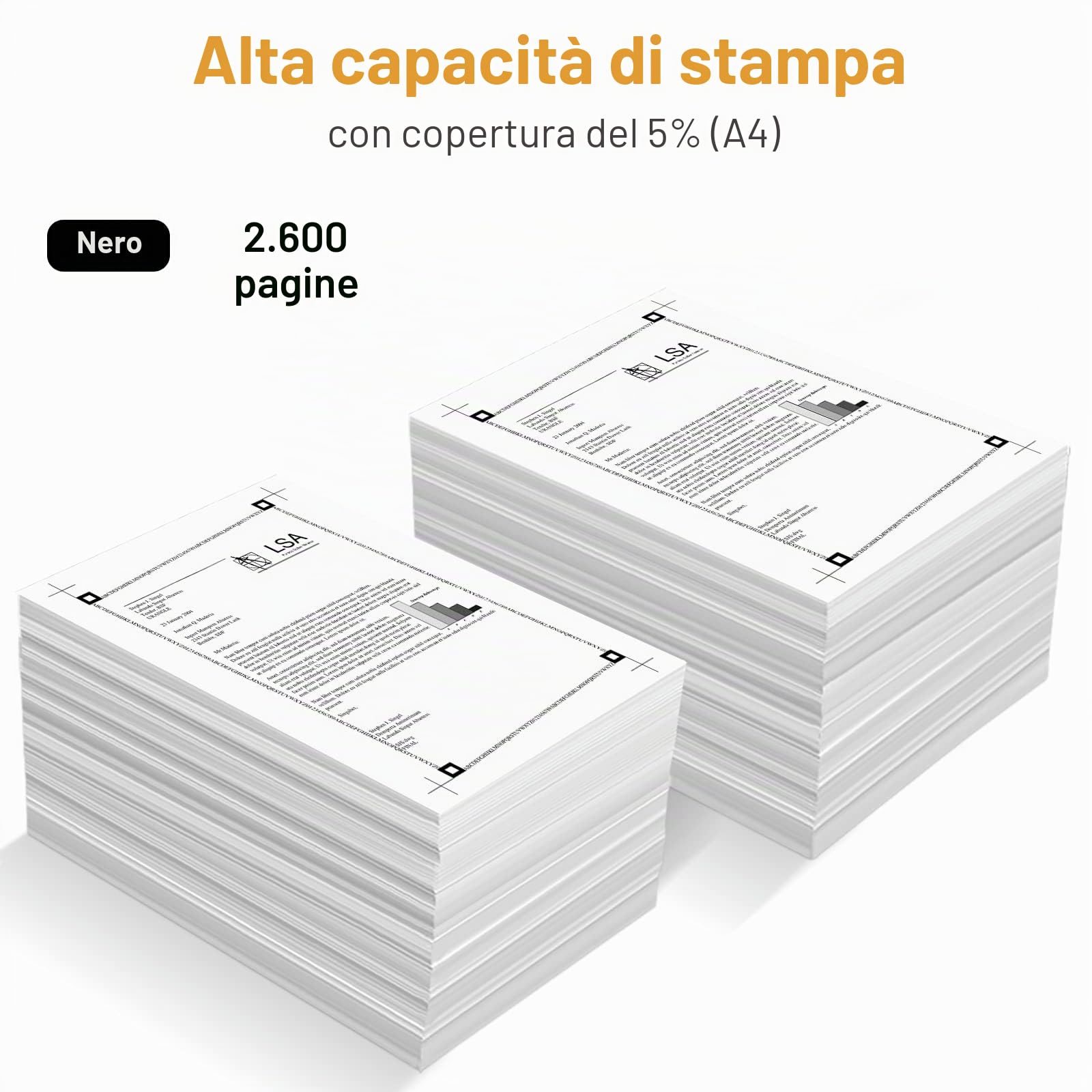 LeciRoba TN-2320 - Toner per Brother TN2320 TN-2320 per Brother MFC-L2700DN L2720DW HL-L2340DW L2365DW L2360DN L2300D L2500D L2520DW (4 nero)
