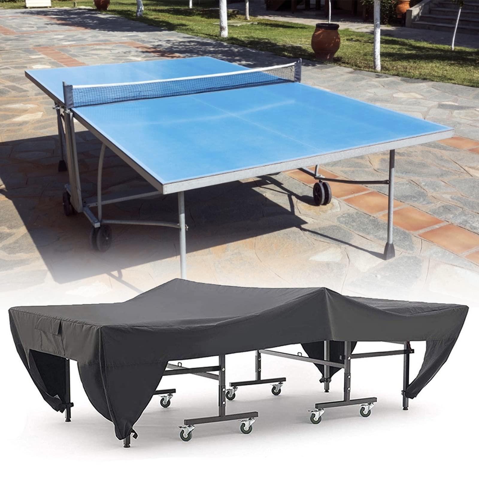 GAESHOW Copertura Impermeabile Per Tavolo Da Ping Pong - Anti-UV, Antipolvere, Per Interni Ed Esterni - Foto 10