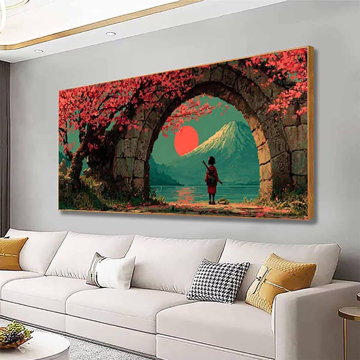 Mount Fuji diamentowe zestawy artystyczne dla dorosłych, malarstwo diamentowe, krajobraz, kryształ, zestawy artystyczne, dla dorosłych, dzieci, DIY, 5D, kwadratowe, pełne wiercenie, klejnot, kropki