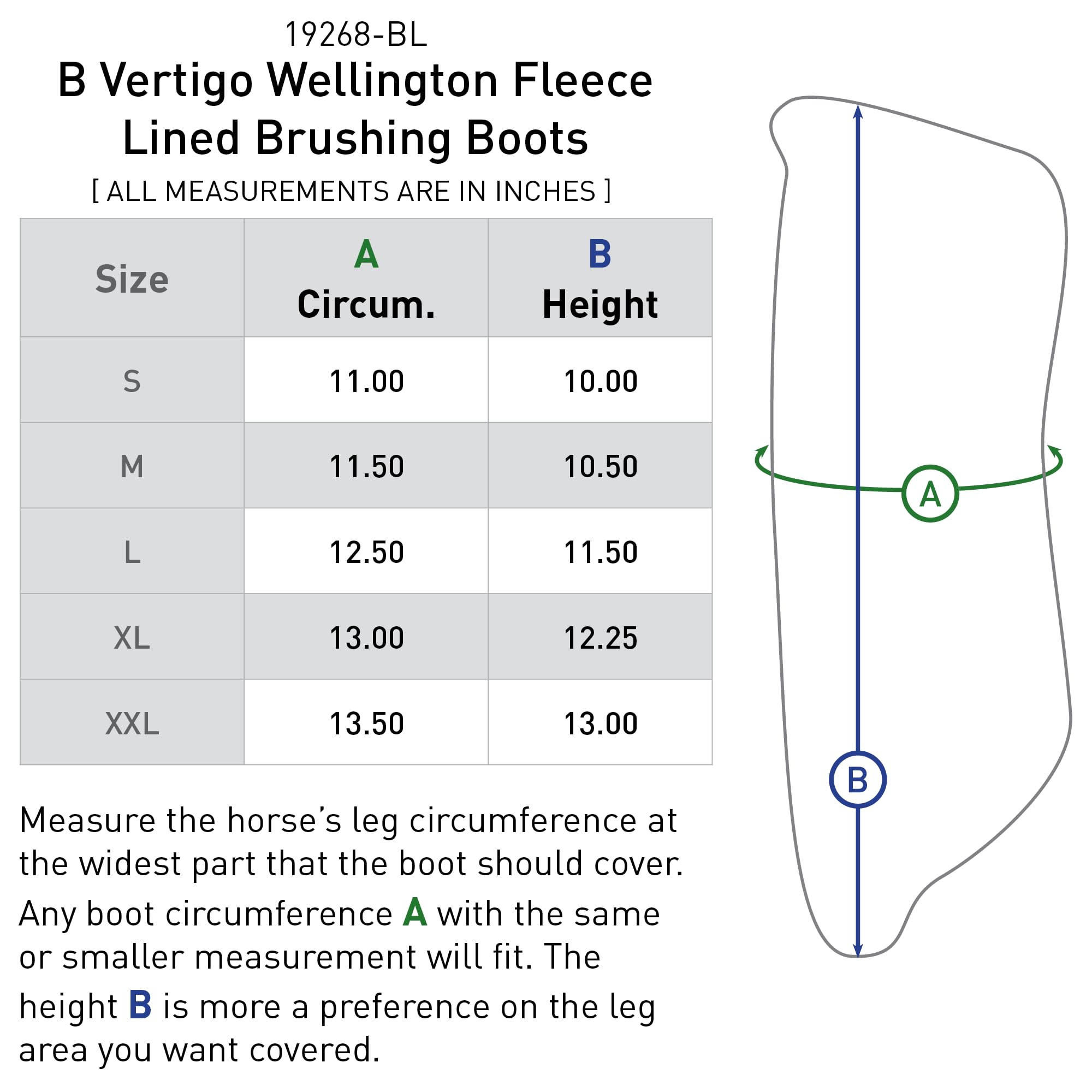 HORZE B Vertigo Wellington buty szczotkowe z podszewką polarową