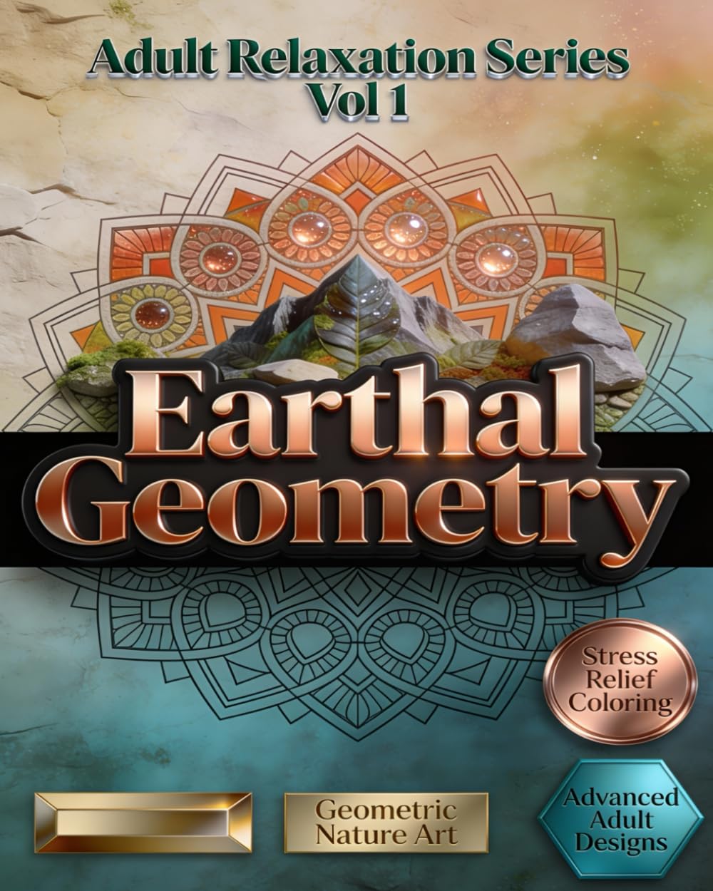 Adult Relaxation Series Vol 1: Earthal Geometry: Stress Relief Through Sacred Geometric Patterns