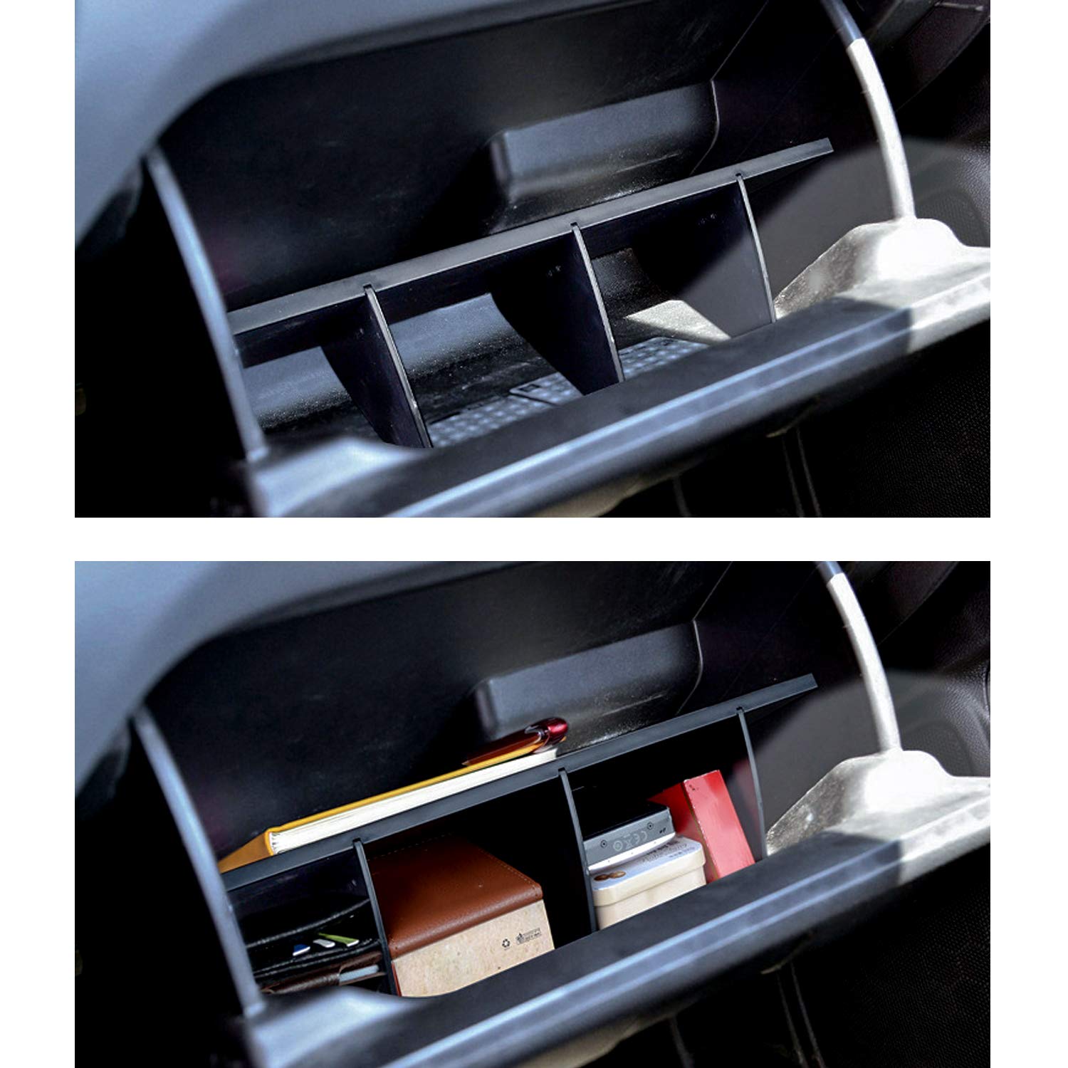 YEE PIN Glove Compartment Box Organizer Armrest Box Interval Storage