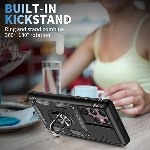 Miniatura 2 de Funda para Galaxy S22 Ultra, a prueba de golpes, resistente a los impactos con lente deslizante Funda protectora para Samsung Galaxy S22 Ultra 4G5G