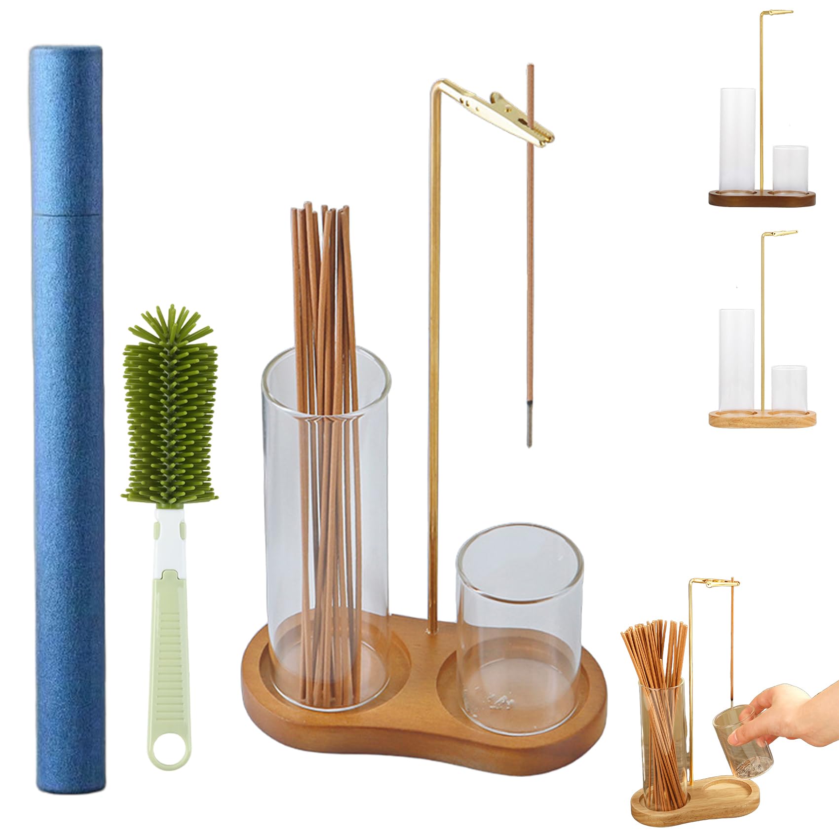 Amazon.com: 2 in 1 Incense & Candle Holder, 2 in 1 Incense Holder