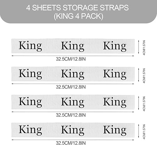 Miniatura 2 de 4 bandas organizadoras de sábanas, organizador de sábanas, bandas elásticas para juegos de sábanas, fundas de almohada, correas de sábanas para