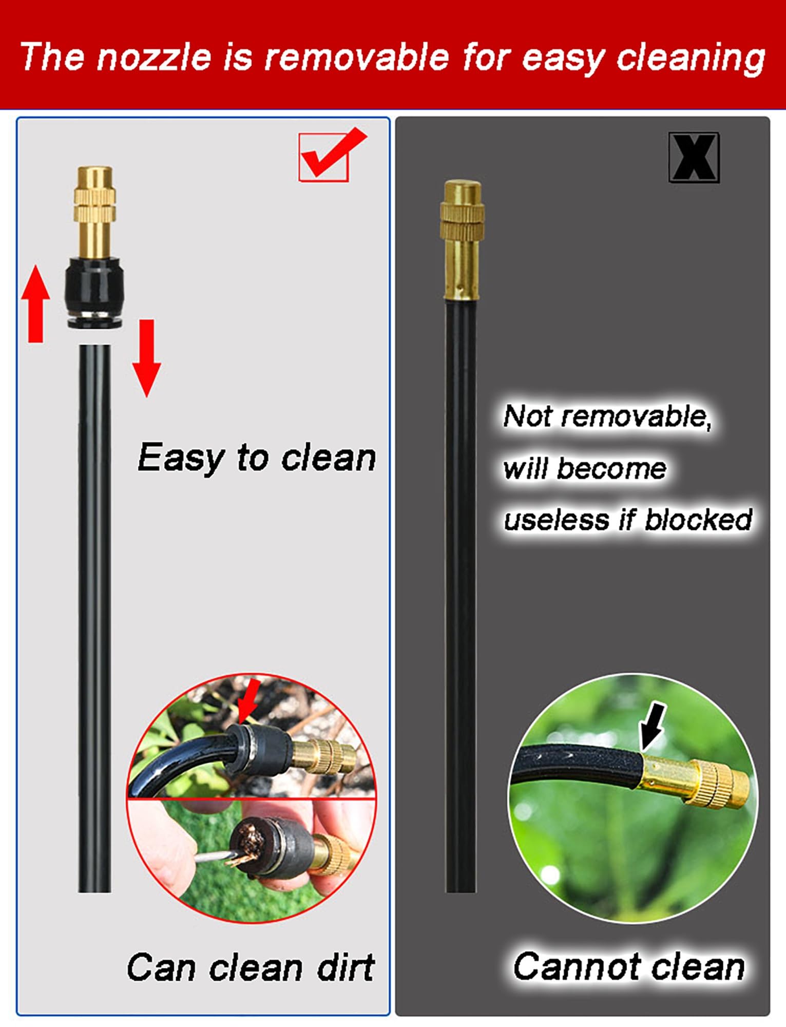 Kit di irrigazione a goccia for serre, irrigazione automatica, tubo flessibile regolabile a 360° con 30 ugelli, irrigazione for patio, irrigazione delle piante con tubo distributore da 98 piedi