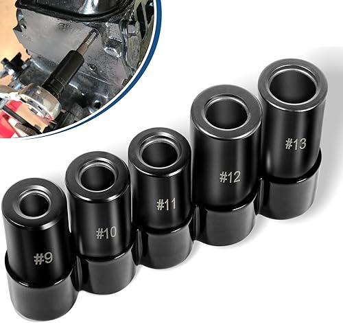 Bonbo 71670 Juego de llaves de grifo grandes, apto para grifos de 58", 1116", 34", 78" y 1" (0.630 in-0.984 in), 5 piezas