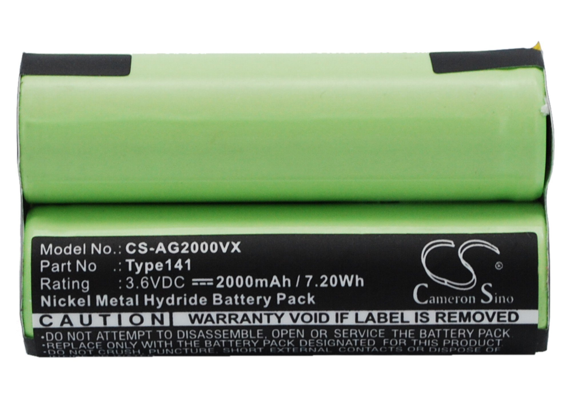 Sabuly 3.6V High-Performance Replacement Battery for AEG ELE Junior 2.0 with Type141/2000mAh