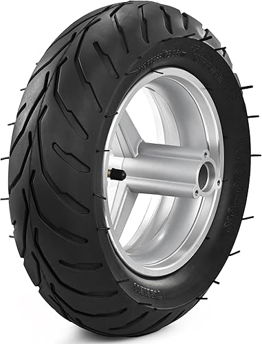 Neumáticos de mini bicicleta de 11050-6.5 pulgadas, neumático trasero y llanta para bicicleta de bolsillo, paquete de neumáticos y llantas con tubo