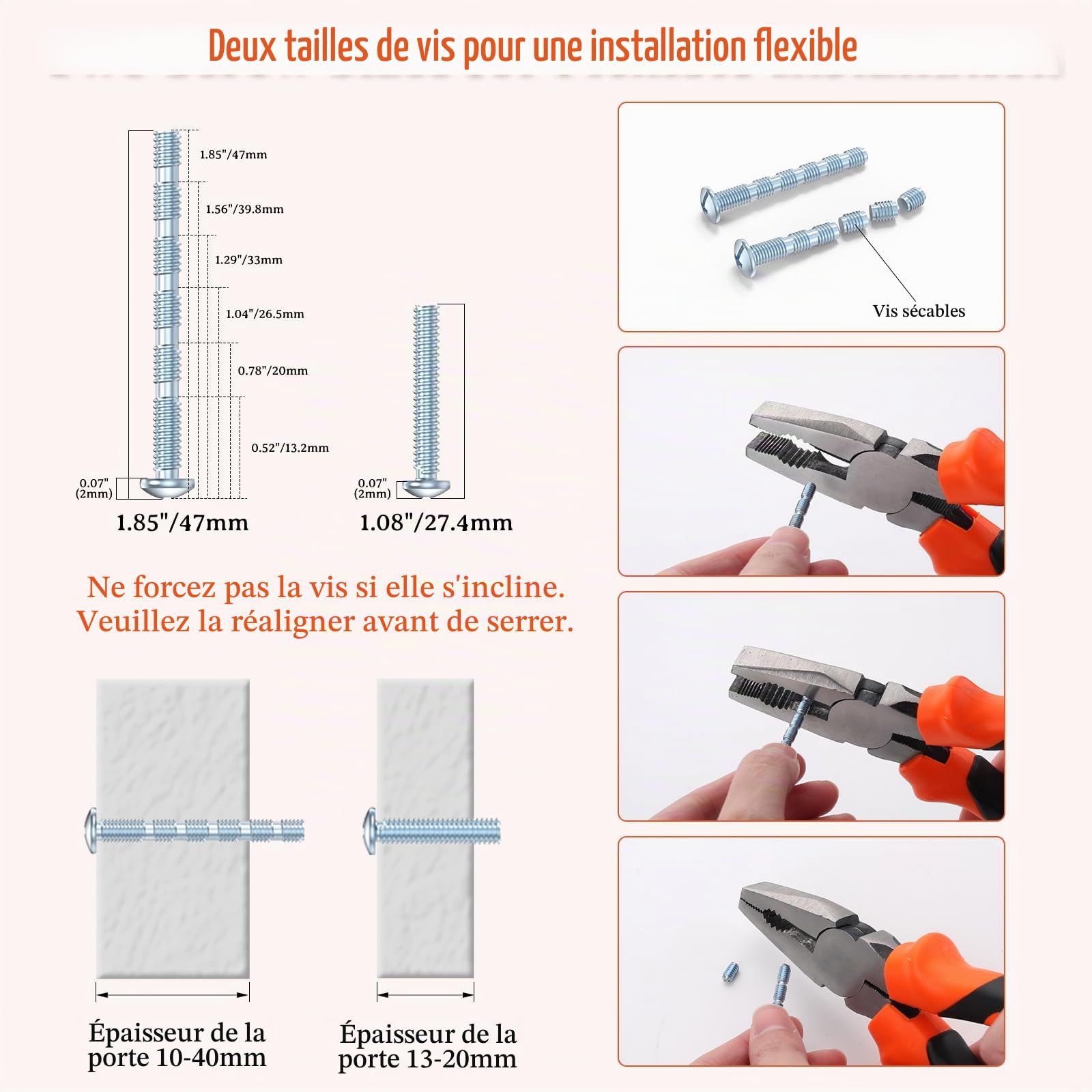 FURNIWARE Lot de 10 boutons de placard en nickel satiné brossé, poignée à trou unique de 25 mm, tirettes d'armoire de cuisine argentées, boutons de porte modernes pour tiroir, commode, garde-robe