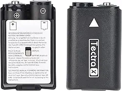 Tectra Bateria de substituição para Xbox 360, pacote de 4 pilhas AA Ni-MH recarregáveis + carregador LCD com capas traseiras de bateria para controle sem fio Xbox 360