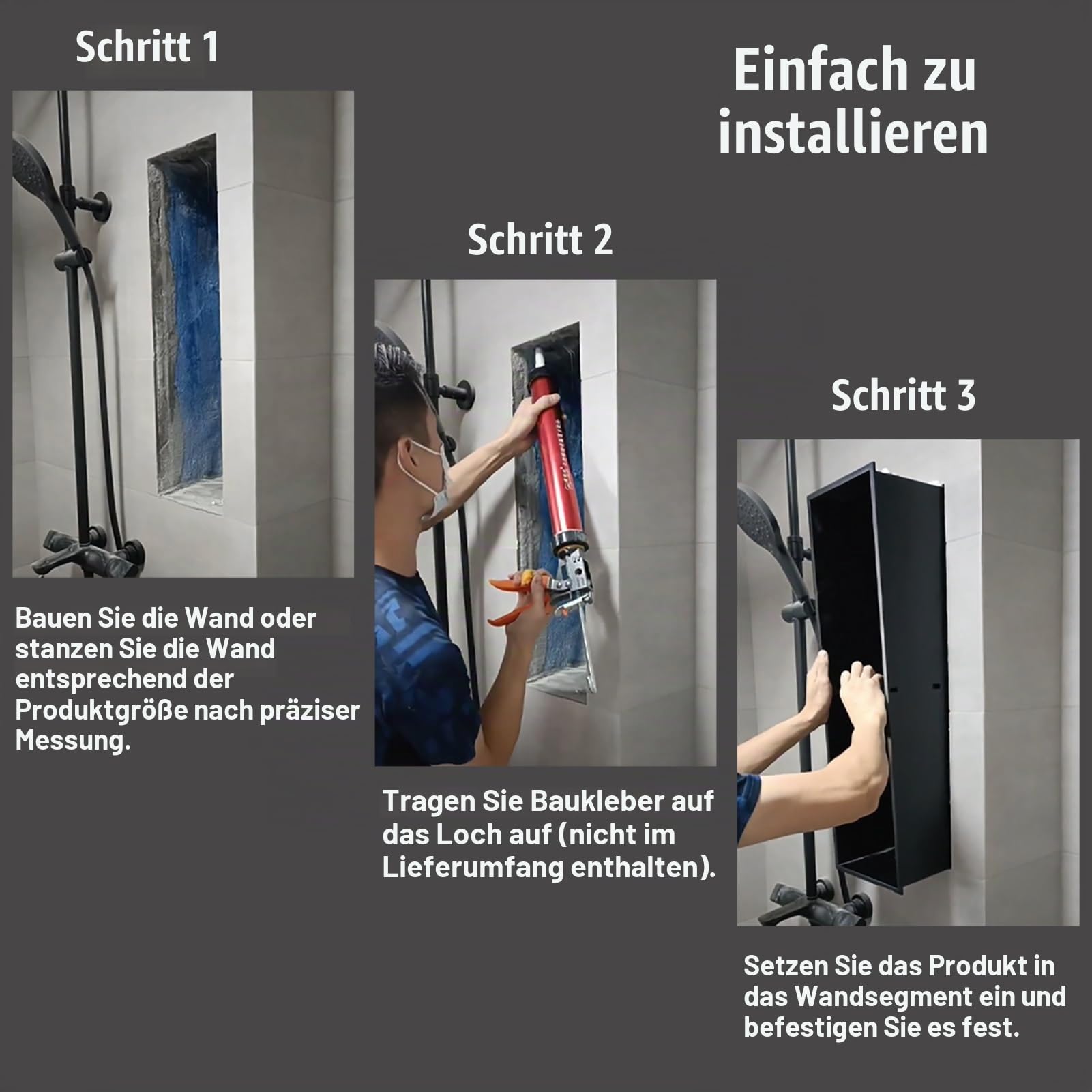 Toilettenpapierhalter Unterputz 3-in-1-Einbau-Toilettenpapierfach, Toilettenpapierhalter aus Edelstahl, Einbau-Mülleimer, Wandregal für Die Badezimmerrenovierung