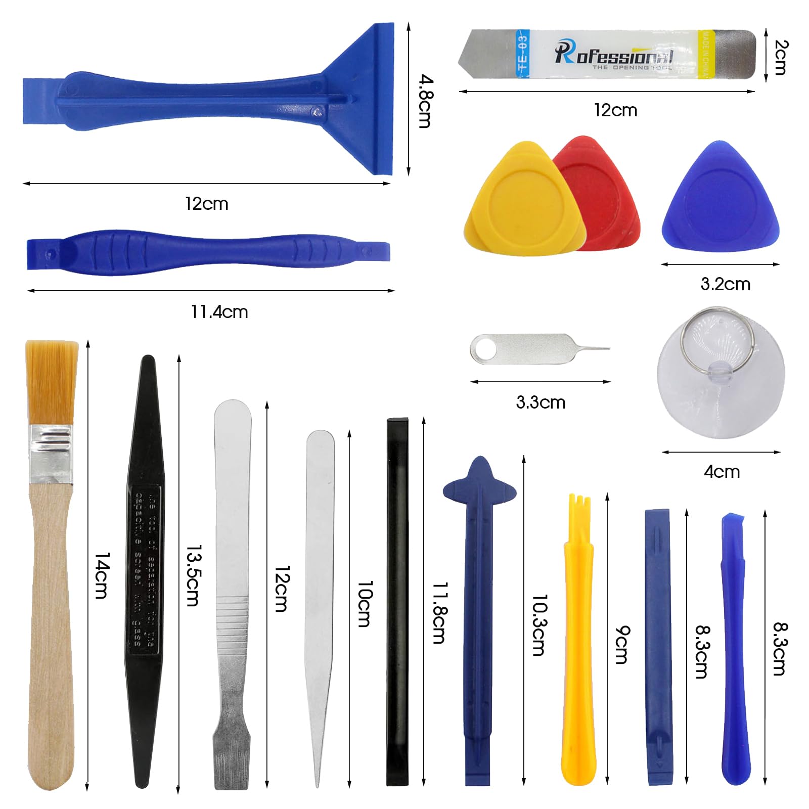 32 Pcs Mobile Phone Repair Tool Kit, Professional Repair Screwdriver, Open Repairing Disassembly Tools for Smartphone iPad PSP Screen - Image 2