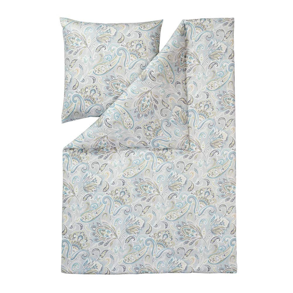 ESTELLA Mako-Interlock-Jersey Bettwäsche Milano Silber