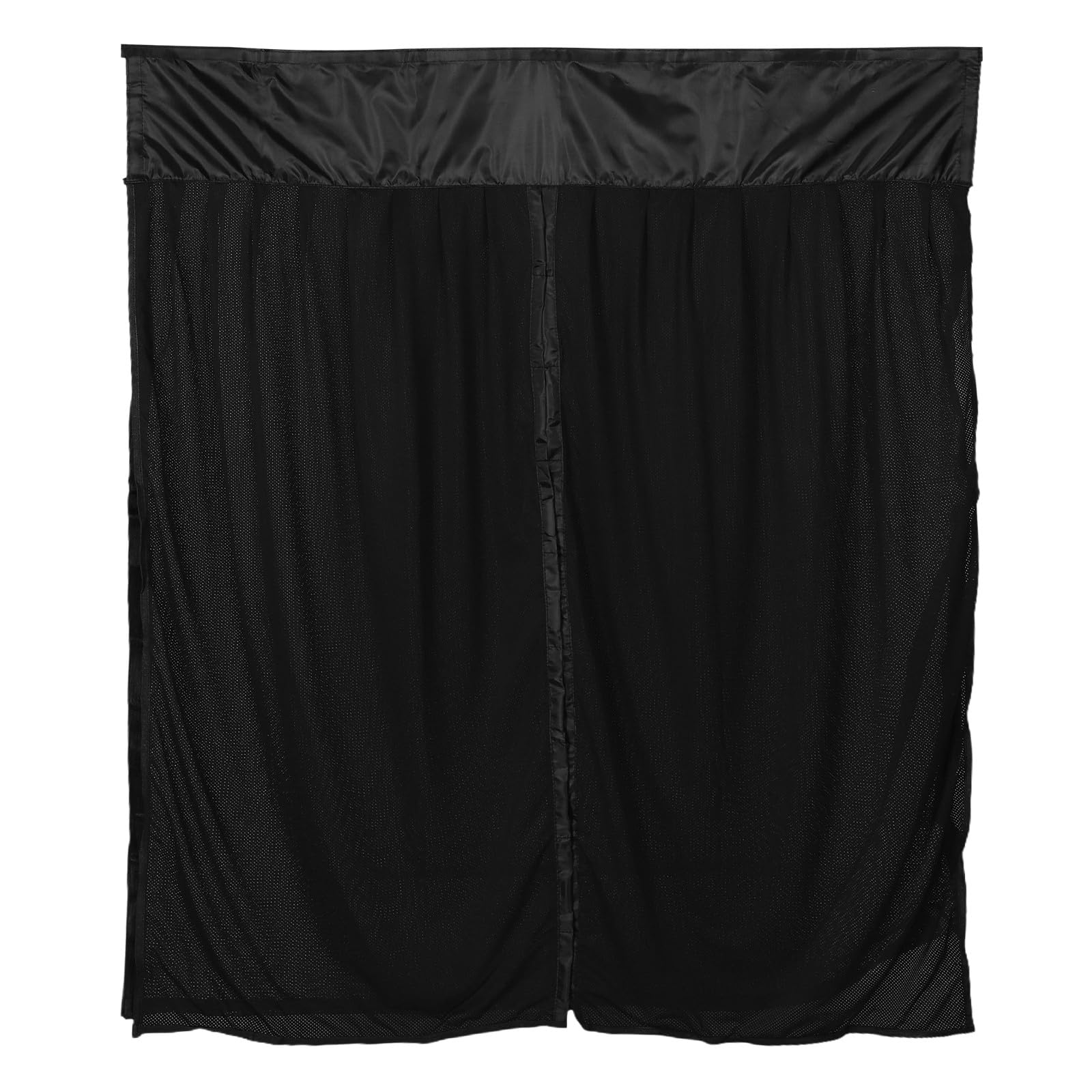 Rideau en Filet Extérieur pour Camping-Car Noir, Toile Oxford, Pare-Soleil