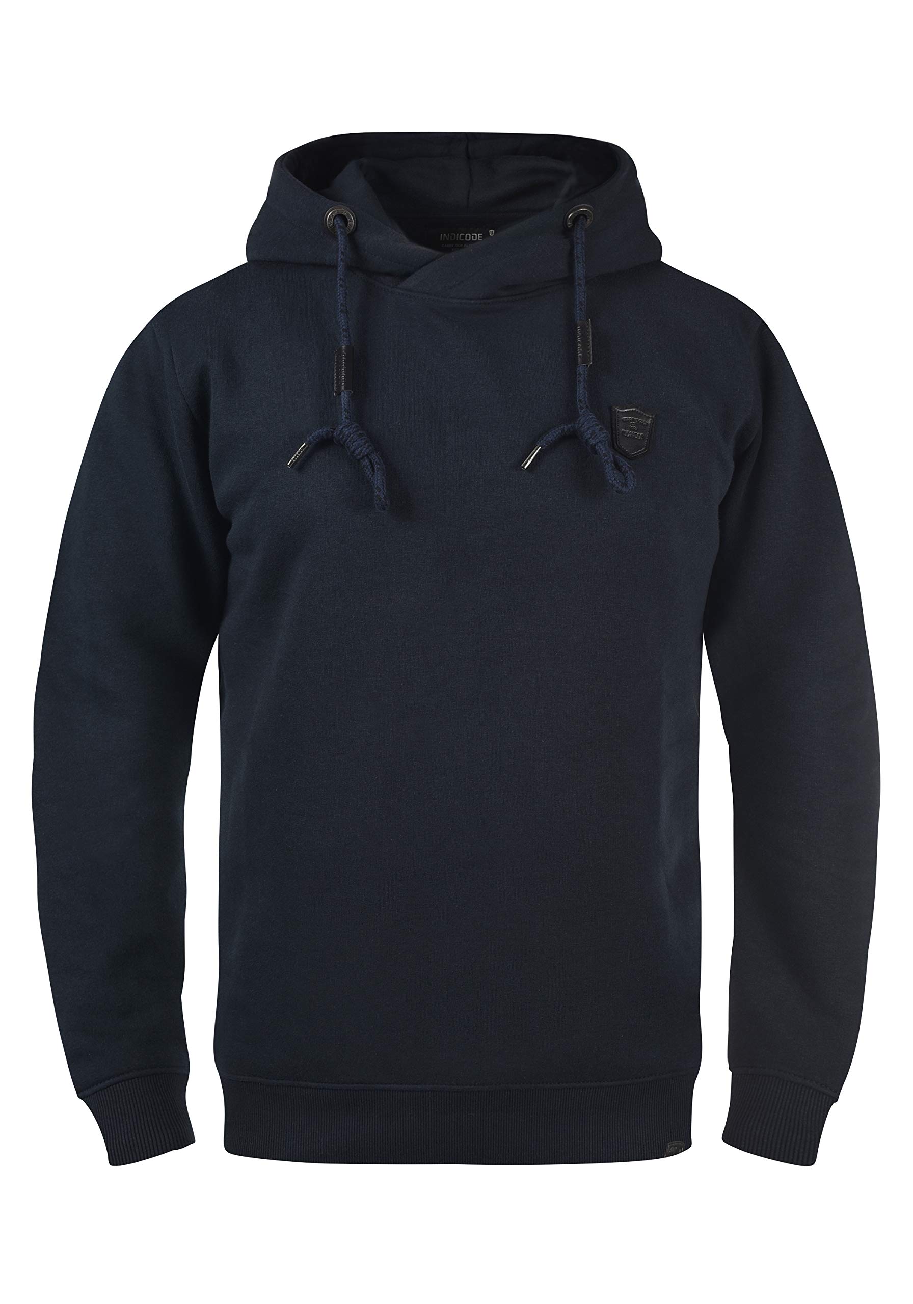Indicode Barneys Men's Hoodie Hooded Sweatshirt Jumper, Size:L, Colour:Navy (400)