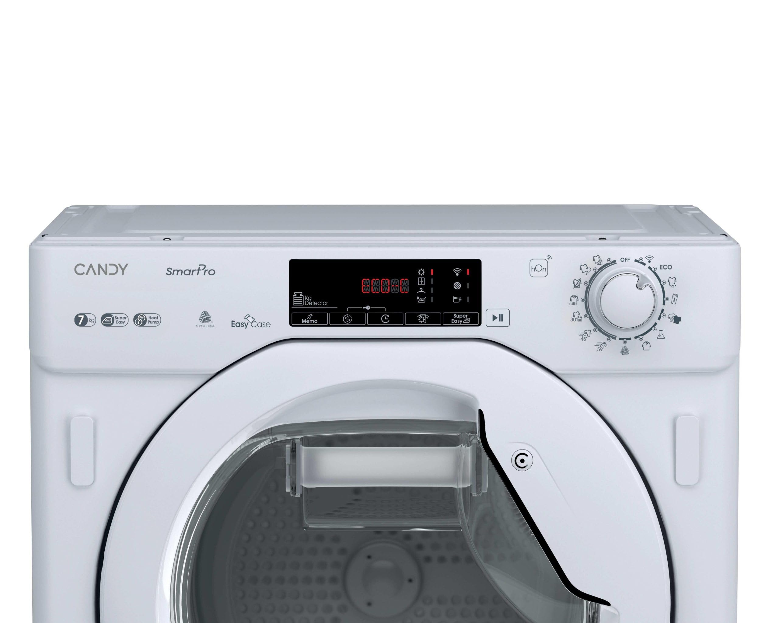 BCTD H7A2TE-S - Asciugatrice 7 Kg, Installazione da incasso, con Pompa di calore, Classe energetica E