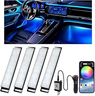 Honalia Smart Car Interior Light with APP Control RGB Car Interior LED Light Bar Music Sync Colour Changingfor Cars SUVs T Price In India