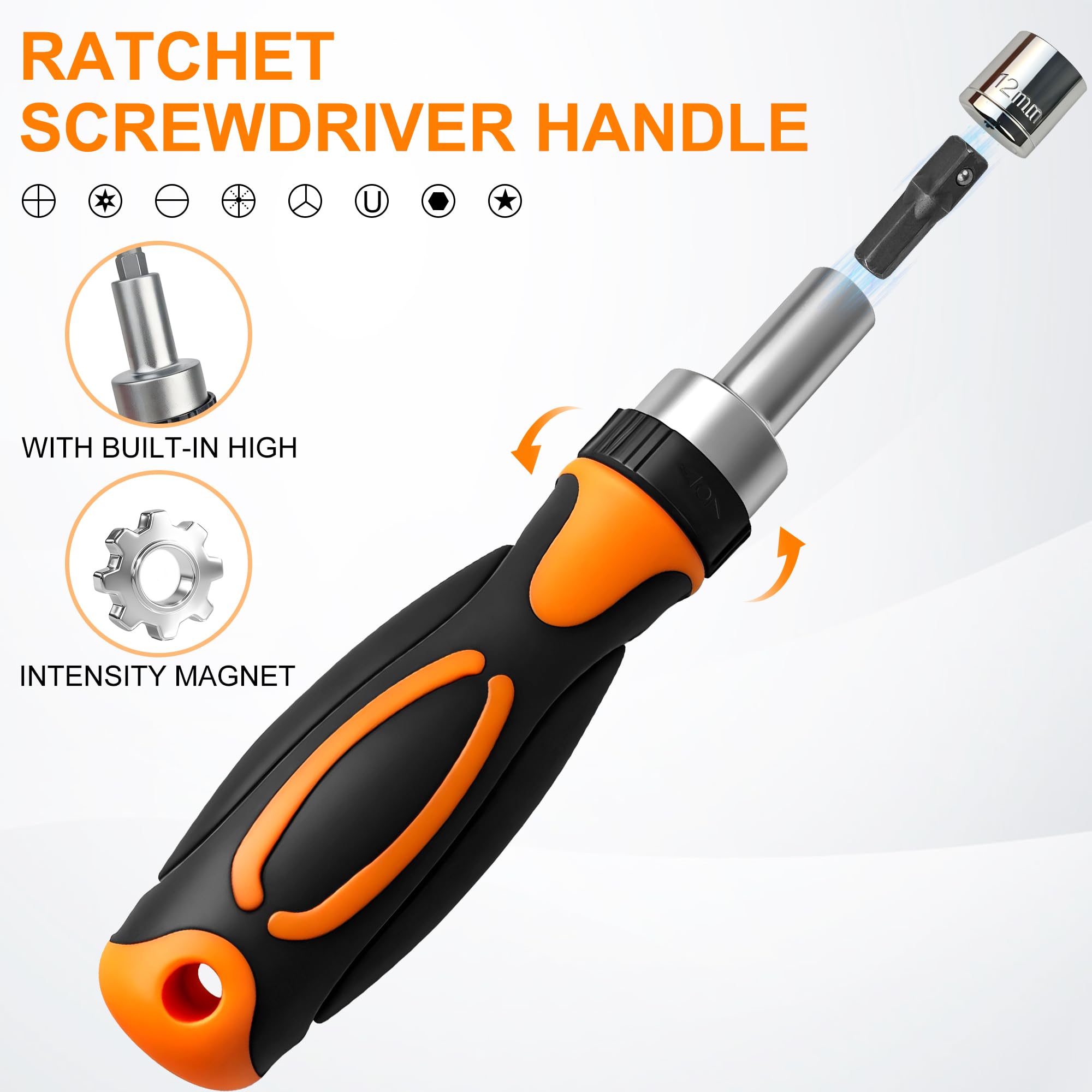 42-in-1 Ratcheting Screwdriver Set - TUOLEWE -3 42-in-1 Ratcheting Screwdriver Set - TUOLEWE -3
