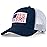 Naicissism American Fish Flag Trucker Hat, Fishing Gifts for Men, Outdoor Snapback Fishing Hat Perfect for Fishing and Daily Use