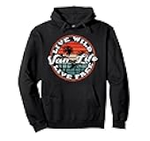 Retro Vintage Van Life Dwellers Vanlife Nomads Pullover Hoodie
