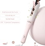 VAV Automatic Rotating Curling Iron with 392℉,Auto Hair Roller for Beginners,1.25’’ Large Barrel Hair Curler for Long-Lasting Curls, Tangle-Free Styling Tool