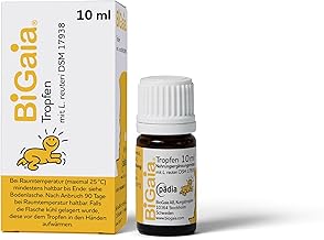 BiGaia Drops 10ml - Natural Lactic Acid Bacteria L. Reuteri to Support Intestinal Microflora - Safe Use for Babies from Birth