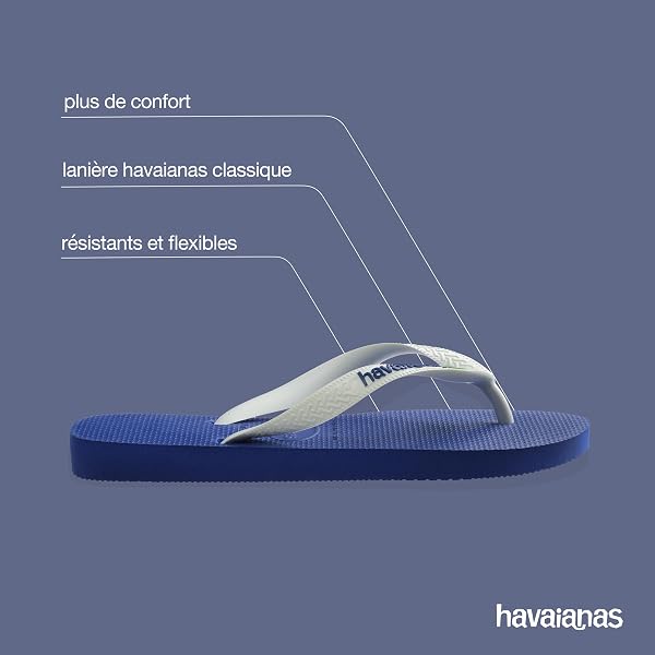 Havaianas - Top Brasil, Comfortable, Durable and Lightweight Flip Flops, with Non-Slip Sole, Brazilian Flag, Unisex Adults - 5