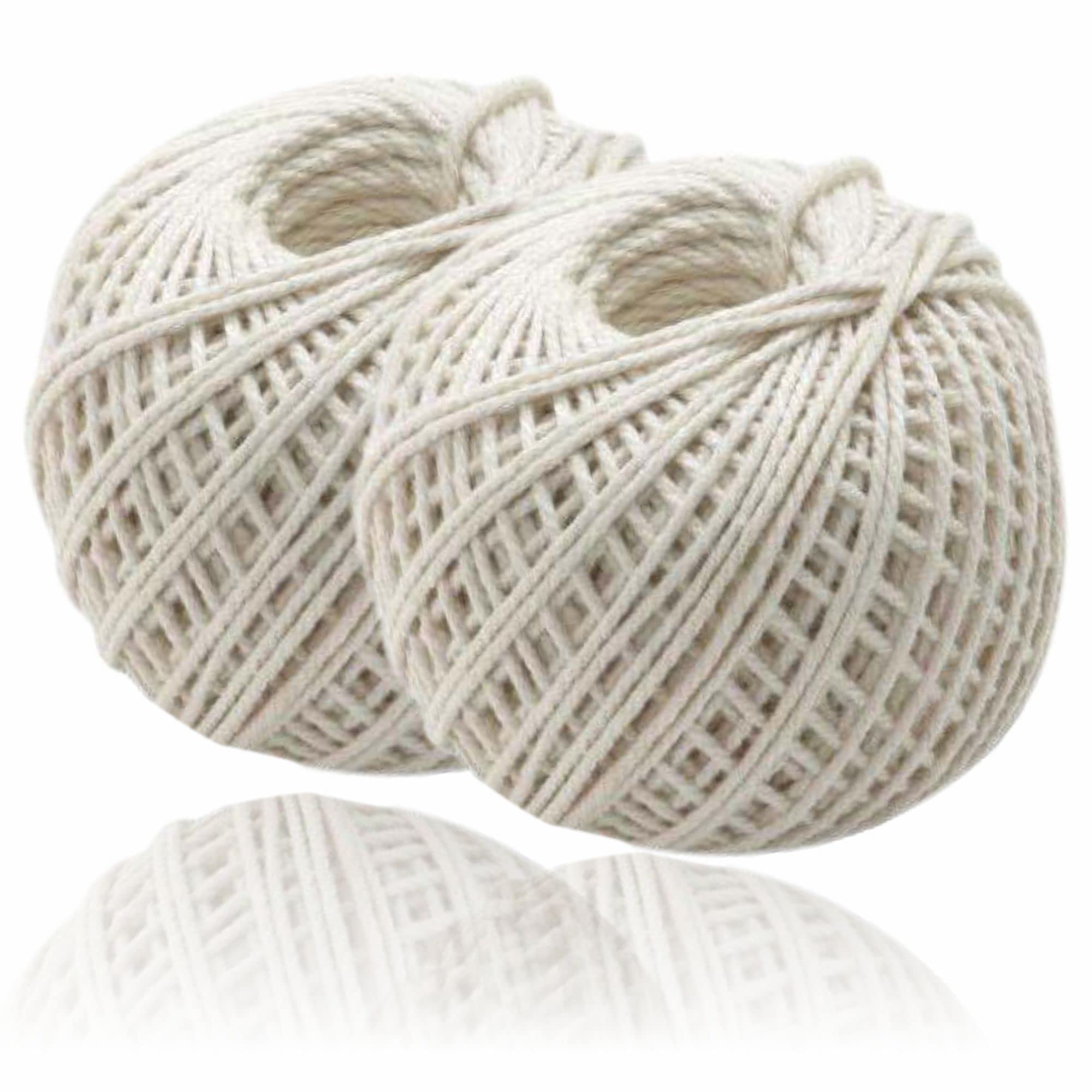 Buy ANEEQA Cooking String Garden Twine Natural Cotton Macrame Craft