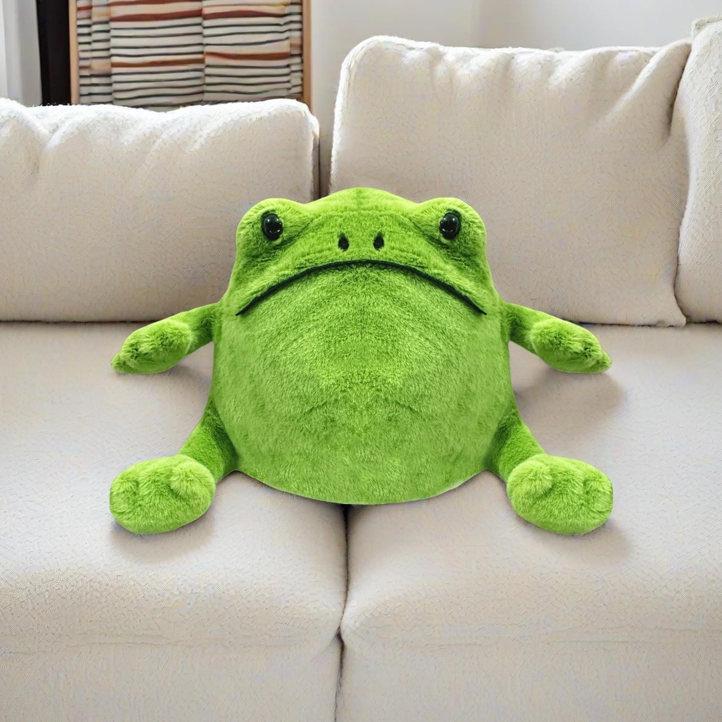 Green Frog Stuffed Animal, Amphibian Plush Toy - Classic Children's Gift (17.8-inch)