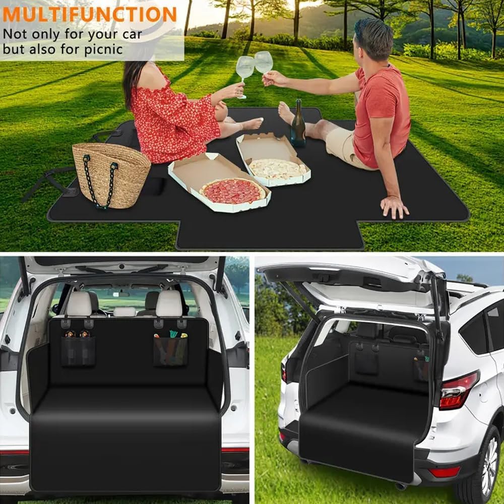 Telo Auto per Cani per Renault Captur Duster Kadjar Megane RS, Protezione Baule Auto per Cani Copertura Impermeabile E AntiGraffio Facile da Installare E Lavare
