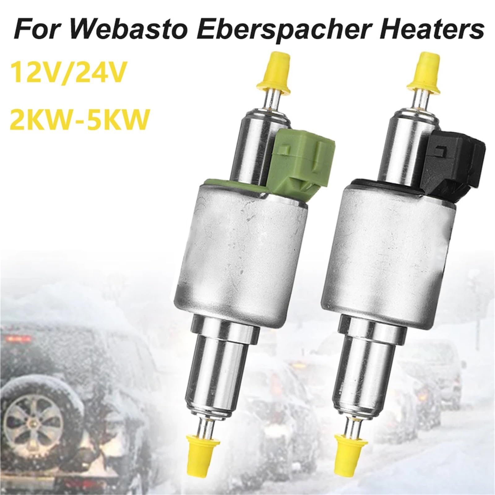 wtryskiwacz paliwa 12V/24V dla 2KW do 5KW pasuje do ogrzewania Webasto Eberspacher pompa paliwa oleju ciężarowego pompa dozująca impulsy ogrzewania postojowego 22ml(12V)