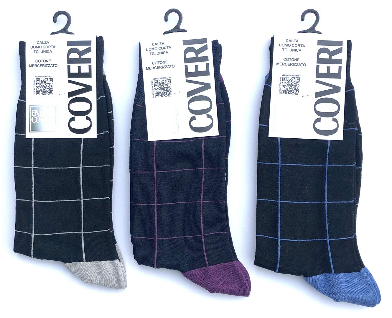 Enrico Coveri3 PAIRS SHORT SOCKS COVERI