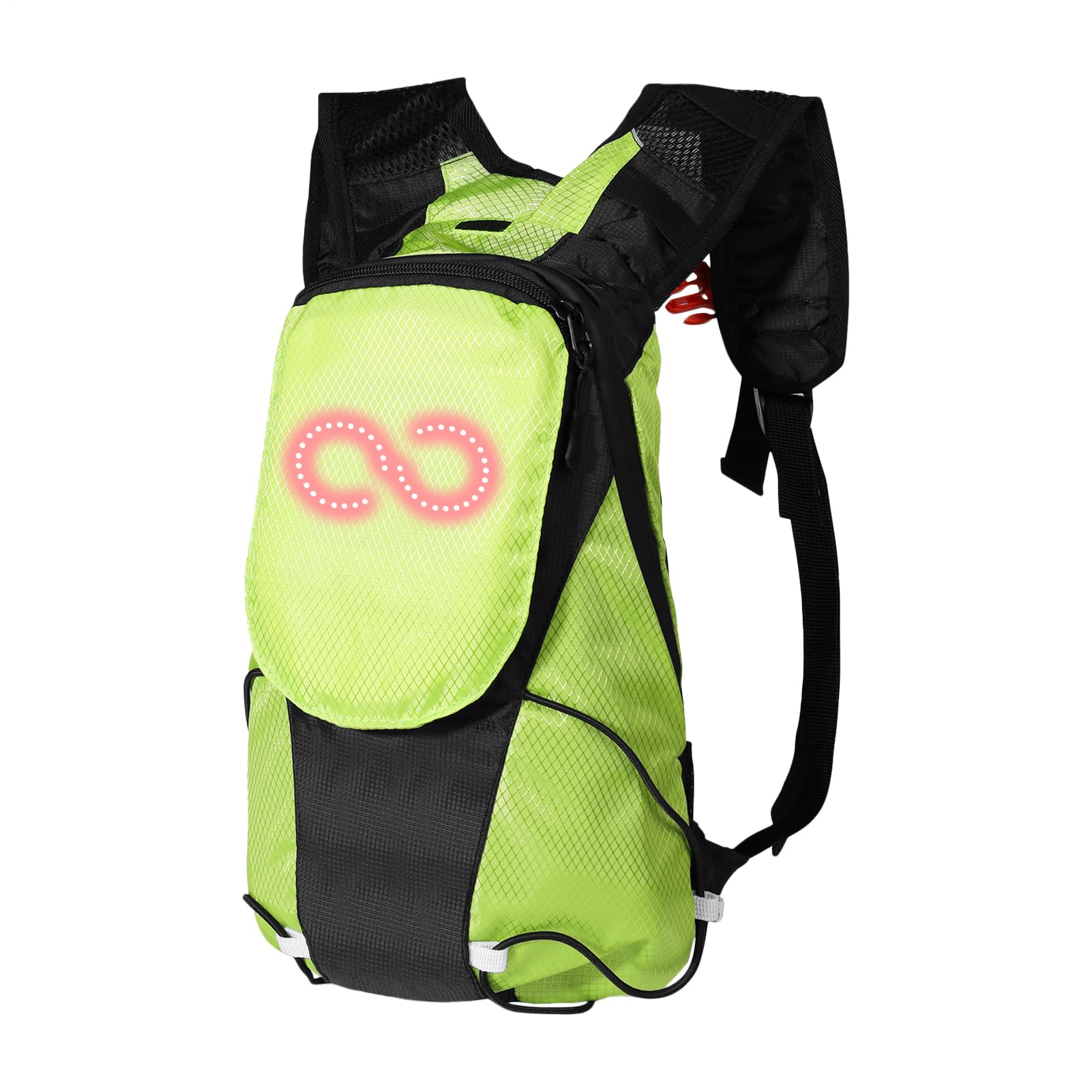 Genérico Leuchtender Rucksack | Rucksack mit Umgebungslicht | sichere Leuchttasche, Nachtsportzubehör, Unisex zum Wandern, Camping, Radfahren bei Nacht, grün, siehe die Beschreibung, Siehe