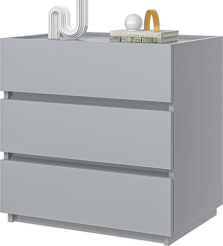 Miniatura 7 de furtble Cómoda apilable de 2 cajones, cómoda pequeña para armario, armario de almacenamiento de madera para pasillo, dormitorio, entrada, mesita de