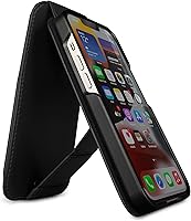 Vista 3 de Dreem Fibonacci Flip 14 Pro Max - Funda tipo cartera para iPhone, piel vegana, desmontable, con protección RFID y compatible con MagSafe, funda