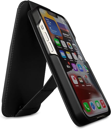 Miniatura 3 de Dreem Fibonacci Flip 14 Pro Max - Funda tipo cartera para iPhone, piel vegana, desmontable, con protección RFID y compatible con MagSafe, funda de