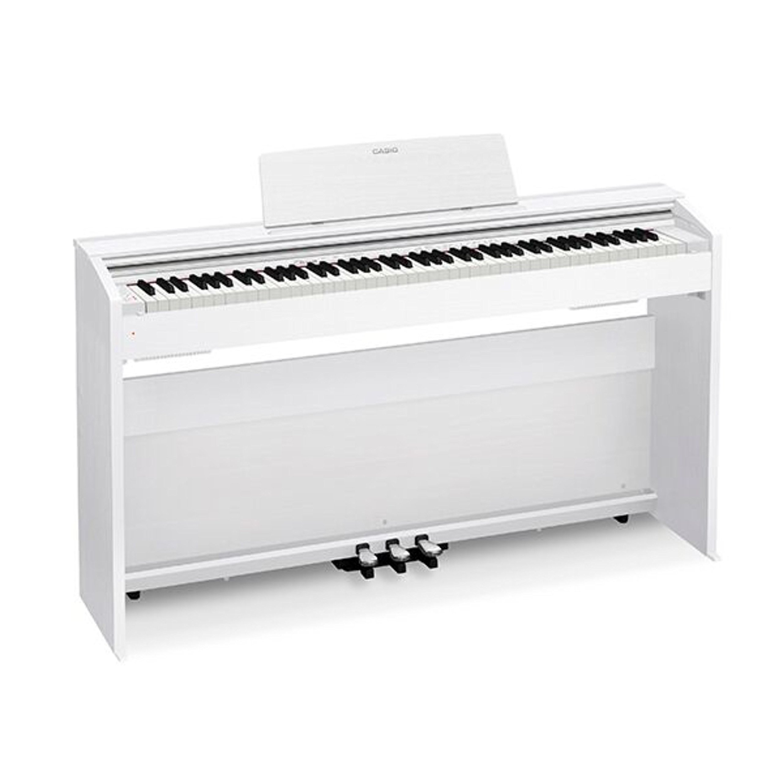 Casio PX-870WE 88keys White digital piano - Digital Pianos (20 W, 1393 mm, 299 mm, 801 mm, 34.3 kg, USB Type-A, USB Type-B)