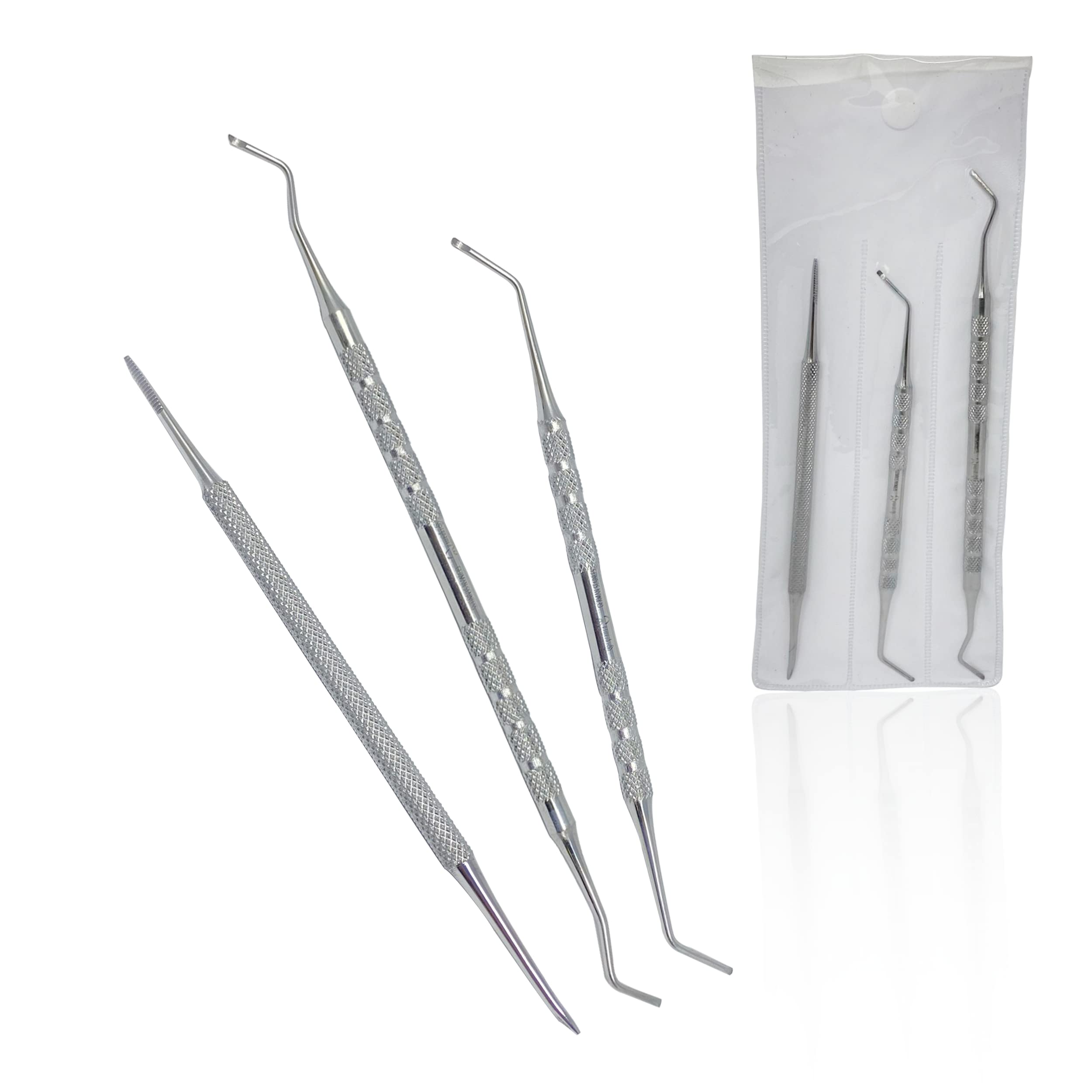 CynamedIngrown toenail tool, Toenail File And Lifters, Professional Surgical Safe Nail Treatment Pedicure Tool Kit Under Nail Cleaner Tools Pain Relief (Upgraded)