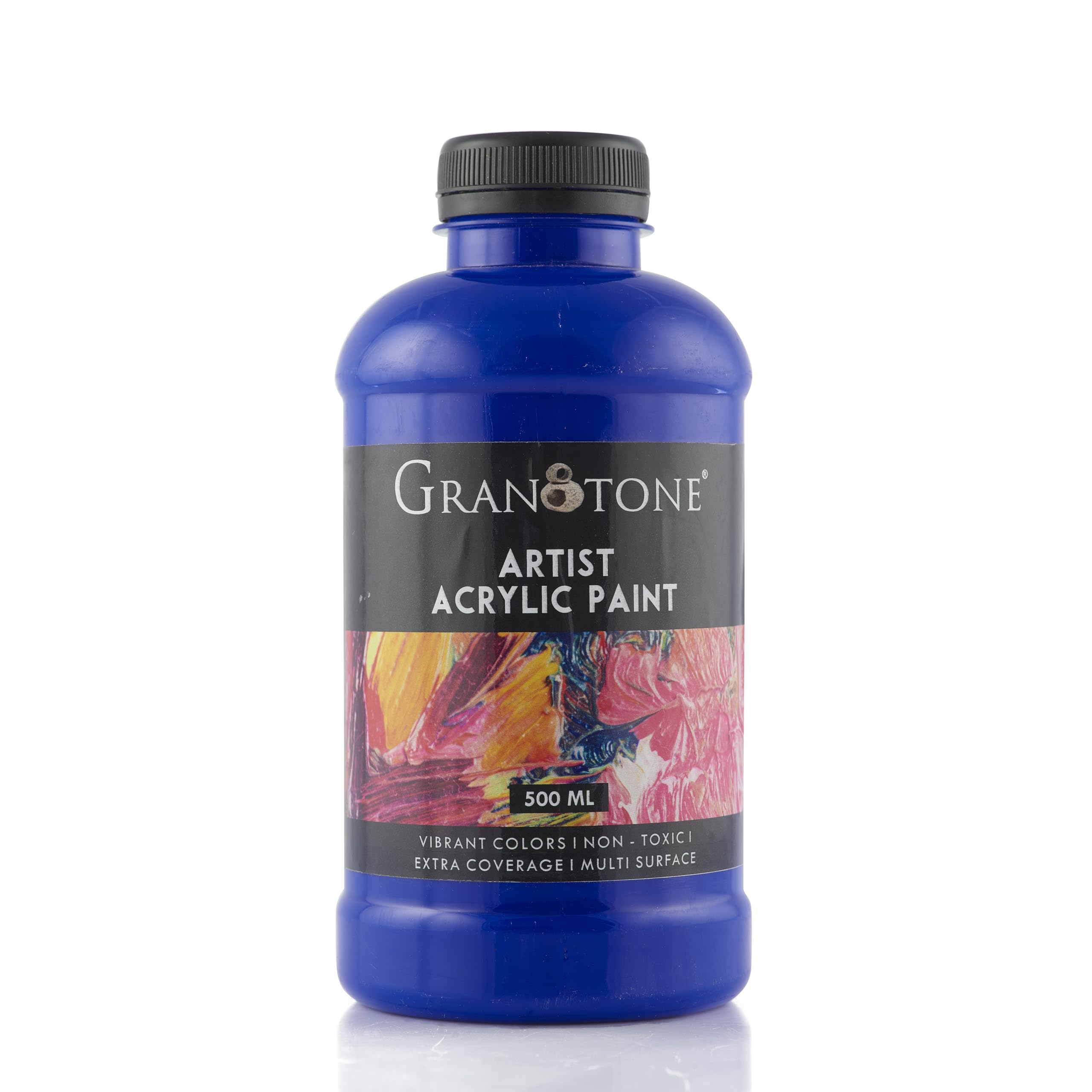 GRANOTONE Acrylic Paint Ultramarine Blue 500ml Rich Pigment Non Cracking