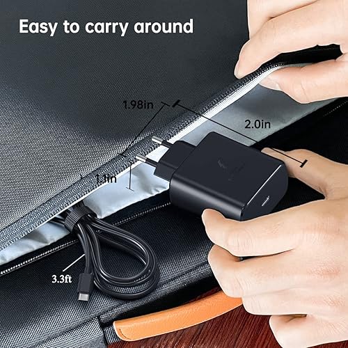 Miniatura 8 de 45W Europa Super Fast Charger Europeo Travel Plug Adaptador para Samsung Galaxy S25 S24 S23 S22 Ultra Plus iPhone MacBook UE Adaptador de corriente