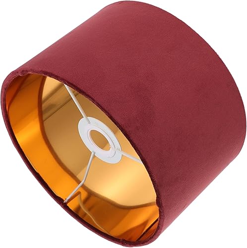 CAXUSD Pantalla de lámpara, decoración vintage, adornos de natividad, luces de pared, pantallas de tambor para lámparas, lámpara de mesa, pantalla