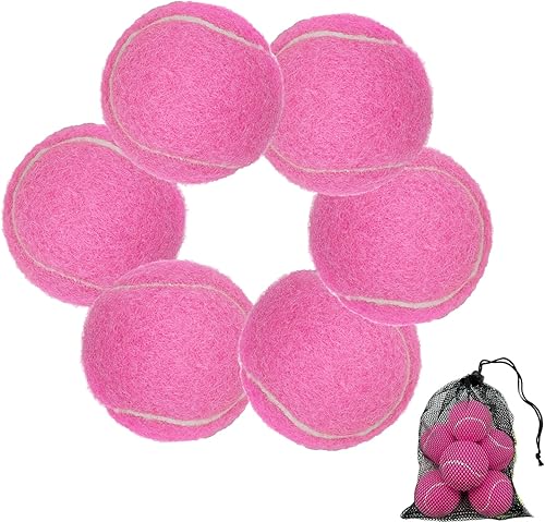 Pelota de tenis, paquete de 36 pelotas de tenis para perros, pelotas de tenis de práctica vienen con bolsa de pelotas, buenas para entrenar, jugar,