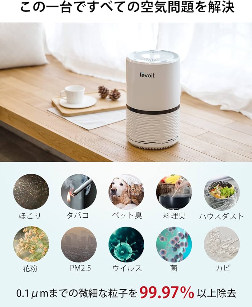 Amazon | 【純正品】Levoit (レボイト) 空気清浄機 LV-H132 交換用